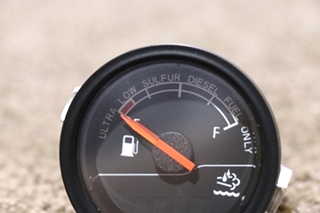 USED RV W22-00009-036 FUEL DASH GAUGE FOR SALE