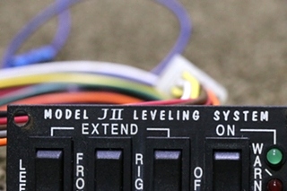 USED RVA JII LEVELING SYSTEM SWITCH PANEL MOTORHOME PARTS FOR SALE