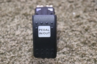USED RV V1D1 PEDAL IN / OUT DASH SWITCH FOR SALE