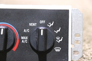 USED MOTORHOME DASH AC CONTROL PANEL FOR SALE