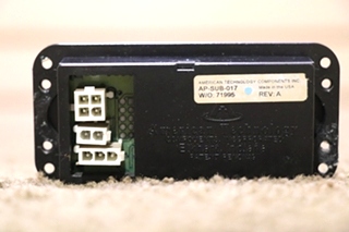 USED AP-SUB-017 AMERICAN TECHNOLOGY TEMPERATURE & COMPASS DISPLAY PANEL RV PARTS FOR SALE