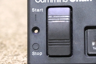 USED RV/MOTORHOME CUMMINS ONAN GENERATOR CONTROL PANEL 300-495101 FOR SALE