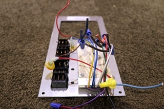 USED MOTORHOME TANK MONITOR & SWITCH PANEL FOR SALE