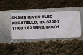 USED MOTORHOME TANK MONITOR & SWITCH PANEL FOR SALE