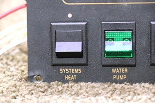 USED MOTORHOME TANK MONITOR & SWITCH PANEL FOR SALE