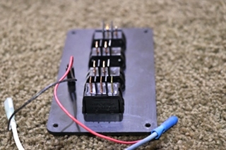 USED RV MONACO KITCHEN / DINETTE / WATER HEATER SWITCH PANEL FOR SALE