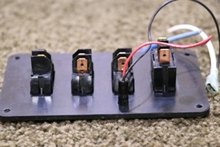 USED RV MONACO KITCHEN / DINETTE / WATER HEATER SWITCH PANEL FOR SALE