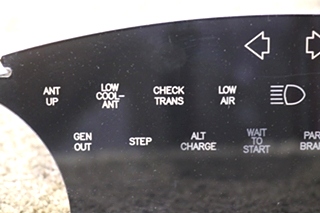 USED MOTORHOME DASH WARNING LIGHT PANEL FOR SALE
