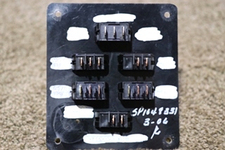 USED 6 SWITCH DASH PANEL MOTORHOME PARTS FOR SALE