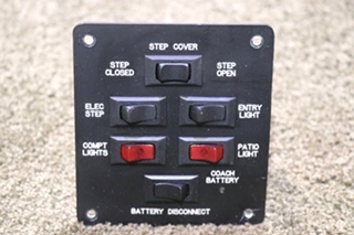USED 6 SWITCH DASH PANEL MOTORHOME PARTS FOR SALE