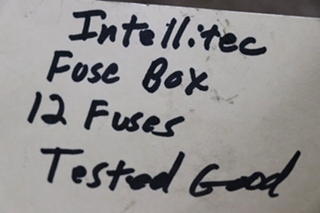 USED INTELLITEC FUSE PANEL MOTORHOME PARTS FOR SALE