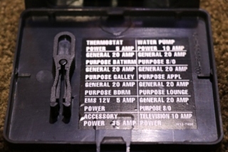 USED MOTORHOME INTELLITEC 00-00884-000 FUSE PANEL FOR SALE