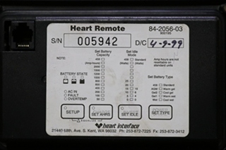 USED RV/MOTORHOME HEART INTERFACE HEART REMOTE 84-2056-03 FOR SALE