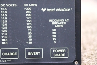 USED RV/MOTORHOME HEART INTERFACE HEART REMOTE 84-2056-03 FOR SALE