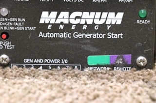 USED MAGNUM ENERGY AUTOMATIC GENERATOR START RV PARTS FOR SALE