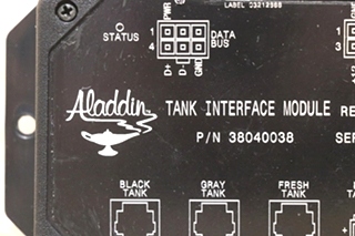 USED RV/MOTORHOME ALADDIN TANK INTERFACE MODULE 38040038 FOR SALE
