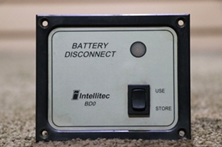 USED RV 01-00066-004 INTELLITEC BATTERY DISCONNECT BD0 SWITCH PANEL FOR SALE