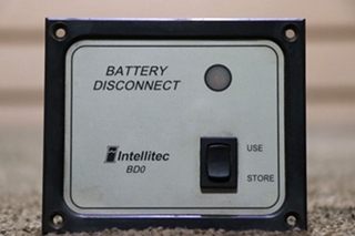 USED RV 01-00066-004 INTELLITEC BATTERY DISCONNECT BD0 SWITCH PANEL FOR SALE