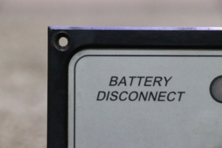 USED RV 01-00066-004 INTELLITEC BATTERY DISCONNECT BD0 SWITCH PANEL FOR SALE