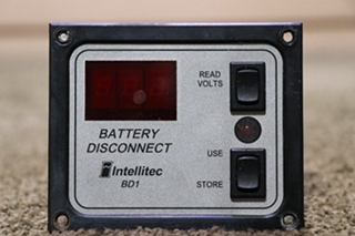 USED MOTORHOME INTELLITEC 01-00066-005 BATTERY DISCONNECT BD1 PANEL FOR SALE