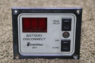 USED MOTORHOME INTELLITEC 01-00066-005 BATTERY DISCONNECT BD1 PANEL FOR SALE