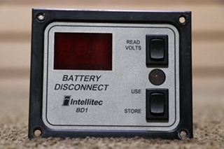 USED MOTORHOME INTELLITEC 01-00066-005 BATTERY DISCONNECT BD1 PANEL FOR SALE