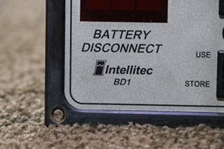 USED MOTORHOME INTELLITEC 01-00066-005 BATTERY DISCONNECT BD1 PANEL FOR SALE