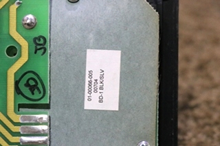 USED RV/MOTORHOME INTELLITEC BATTERY DISCONNECT BD1 PANEL 01-00066-005 FOR SALE