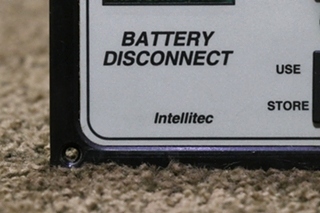USED 01-00066-005 INTELLITEC BATTERY DISCONNECT SWITCH PANEL RV PARTS FOR SALE