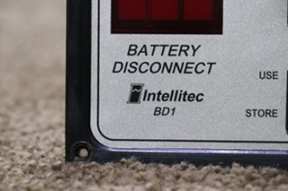 USED INTELLITEC 01-00066-005 BATTERY DISCONNECT BD1 SWITCH PANEL MOTORHOME PARTS FOR SALE