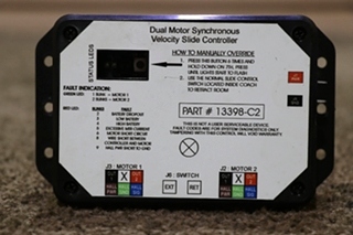 USED 13398-C2 DUAL MOTOR SYNCHRONOUS VELOCITY SLIDE CONTROLLER RV PARTS FOR SALE