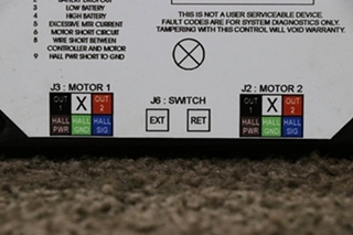 USED 13398-C2 DUAL MOTOR SYNCHRONOUS VELOCITY SLIDE CONTROLLER RV PARTS FOR SALE