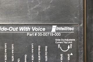 USED RV 00-00719-000 INTELLITEC COMBINATIONAL SLIDE OUT WITH VOICE FOR SALE