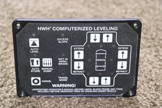 USED MOTORHOME HWH AP46382 COMPUTERIZED LEVELING TOUCH PAD FOR SALE
