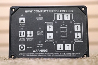 USED MOTORHOME HWH AP46382 COMPUTERIZED LEVELING TOUCH PAD FOR SALE