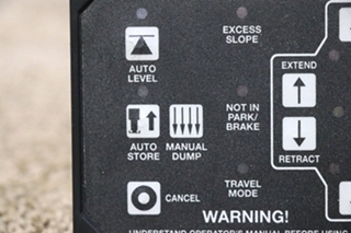 USED MOTORHOME HWH AP46382 COMPUTERIZED LEVELING TOUCH PAD FOR SALE