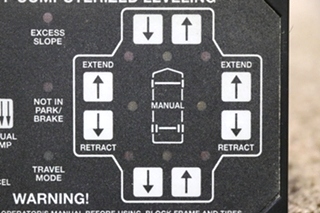 USED MOTORHOME HWH AP46382 COMPUTERIZED LEVELING TOUCH PAD FOR SALE