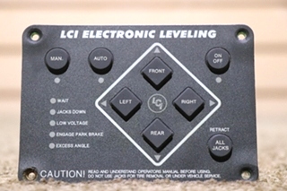 USED 12478A LCI ELECTRONIC LEVELING TOUCH PAD RV PARTS FOR SALE