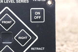 USED POWER GEAR 140-1226 LEVELING CONTROLS TOUCH PAD MOTORHOME PARTS FOR SALE