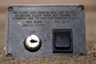 USED BED SLIDE KEY & SWITCH PANEL RV/MOTORHOME PARTS FOR SALE