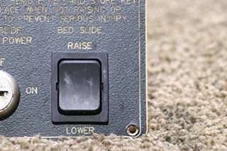 USED BED SLIDE KEY & SWITCH PANEL RV/MOTORHOME PARTS FOR SALE