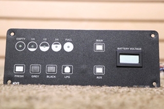 USED RV CO7-0330 KIB TANK MONITOR PANEL FOR SALE