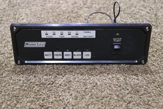 USED NEWMAR CORP TANK LEVEL MONITOR PANEL RV PARTS FOR SALE