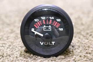 USED 59672 VOLT DASH GAUGE RV PARTS FOR SALE