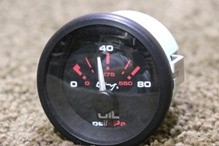 USED MOTORHOME OIL PRESS 61073 DASH GAUGE FOR SALE