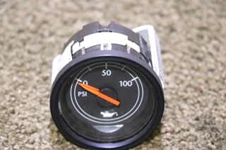 USED RV W22-00005-017 OIL PRESS DASH GAUGE FOR SALE