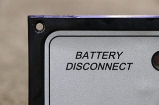USED INTELLITEC BATTERY DISCONNECT BD0 SWITCH PANEL 01-00066-004 RV/MOTORHOME PARTS FOR SALE
