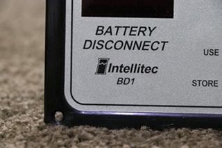 USED RV 01-00066-005 INTELLITEC BATTERY DISCONNECT BD1 SWITCH PANEL FOR SALE