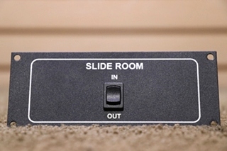 USED RV/MOTORHOME SLIDE ROOM IN / OUT SWITCH PANEL FOR SALE