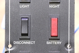 USED JRV PRODUCTS 10 SWITCH PANEL A130378BL RV/MOTORHOME PARTS FOR SALE